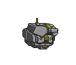Animação isolada de Corpo de Mech M7 Lutador