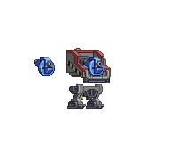 Braço de Mecha da Tommy Gun em um mecha completo