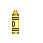 Giz de Cera Amarelo vestido (male)