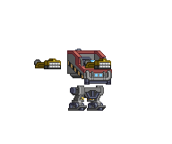 Braço de Mecha Lançador de Mísseis em um mecha completo