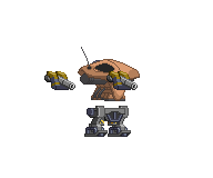Corpo de Mecanismo Cruzado em um mecha completo