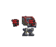 Braço de Chama II em um mecha completo
