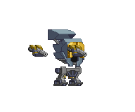 Corpo de Mecha do Protetor em um mecha completo