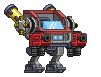 Braço de Gelo em um mecha completo