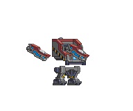 Braço de Mecha de Rifle de Energia em um mecha completo