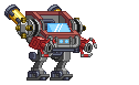 Canhão de Mineração II em um mecha completo