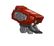 Animação isolada de Corpo Mecha XS T-17 Theta