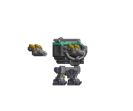 Corpo de Mecha Naiad-00 em um mecha completo