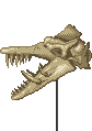 Visual montado de Caveira de Icthydaemonae