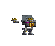 Corpo de Mecha Pacificador em um mecha completo