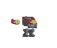 Braço de Mecha Esmagador em um mecha completo