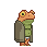 Traje de Sapo vestido (male)