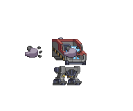 Braço de Mecha Solus Katana em um mecha completo