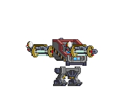 Lançador A-60 Replicador em um mecha completo