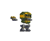 Corpo de Mecha Observador em um mecha completo