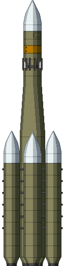 Visual colocado de Míssil Balístico