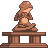 Visual colocado de Estátua de Sapo
