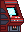 Visual colocado de Máquina Arcade Vermelha