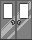 Visual colocado de Porta Dupla de Ferro