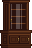 Visual colocado de Gabinete de Exibição