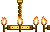 Estado on de Candelabro Medieval de Ouro