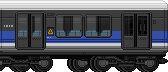 Visual colocado de Tronco de Trem Metropolitano