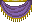 Visual colocado de Valance Swag Violeta