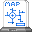 Visual colocado de Tela de Mapa