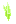 Visual colocado de Cristal Flutuante Verde S