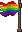 Animação de Bandeira Inkling de Orgulho Gay