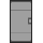 Visual colocado de Porta de Correr Fundo