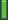 Visual colocado de Bandeira Verde Longa