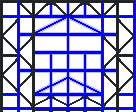 Visual colocado de Grade de Luz Azul