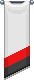 Visual colocado de Bandeira de Parede Grande Kitsune