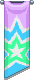 Visual colocado de Grande Estandarte de Parede Limako