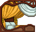 Visual colocado de Cama com Dossel Ocre