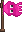 Visual colocado de Bandeira Inkling Rosa