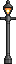 Visual colocado de Poste de Luz de Fronteira