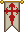Visual colocado de Bandeira de Cruzado Montada na Parede