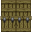 Visual colocado de Porta D. Dupla Medieval Grande