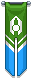 Visual colocado de Bandeira da União Federal