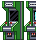 Animação colocada de Máquina Arcade Verde
