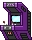 Visual colocado de Máquina Arcade Roxa