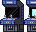 Animação colocada de Máquina Arcade Azul