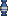 Visual colocado de Vaso Azul Antiquado