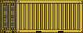 Visual colocado de Contêiner Amarelo
