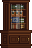 Visual colocado de Gabinete de Exibição