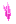 Visual colocado de Cristal Flutuante Magenta S