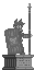Visual colocado de Estátua do Boss-Rush