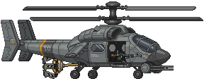 Visual colocado de Helicóptero de Ataque Sika Reaproveitado (Licenciado)